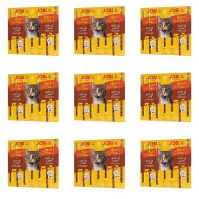 Przysmak dla kota JOSICAT Meat Sticks Wołowina i jagnięcina 9 x 35 g