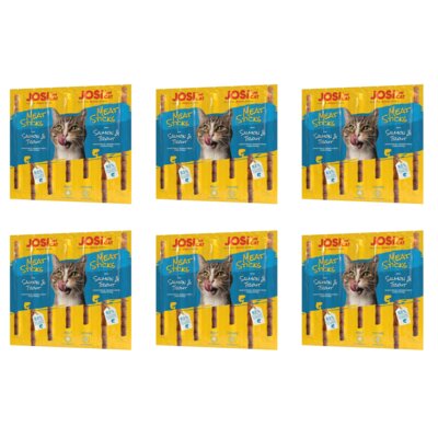 Przysmak dla kota JOSICAT Meat Sticks Łosoś i pstrąg 6 x 35 g