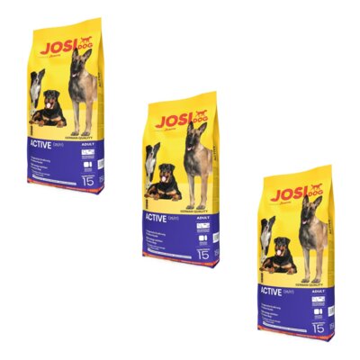 Karma dla psa JOSIDOG Active 3 x 15 kg