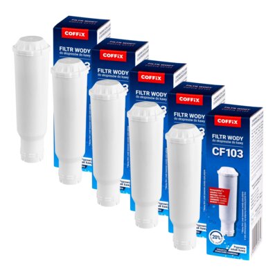 Filtr do ekspresu COFFIX CF103 zamiennik do ekspresu Krups, Melitta, Nivona (5 szt.)
