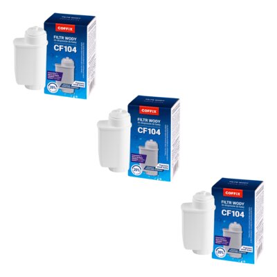 Filtr do ekspresu COFFIX CF104 zamiennik do ekspresu Siemens, Bosch (3 szt.)