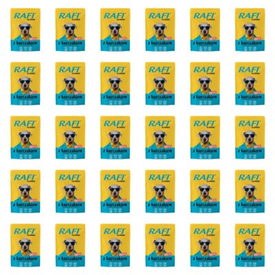 Karma dla psa RAFI Classic z kurczakiem 30 x 400 g