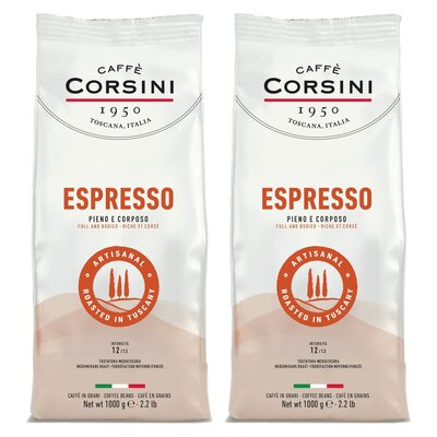 Kawa ziarnista CAFFE CORSINI Espresso 2 x 1 kg