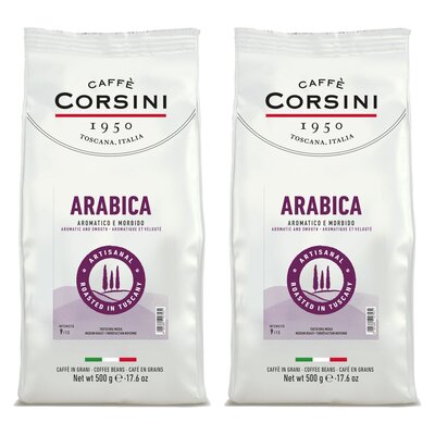 Kawa ziarnista CAFFE CORSINI Arabica 2 x 0.5 kg