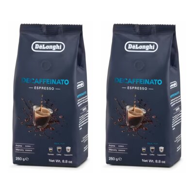 Kawa ziarnista DELONGHI Decaffeinato Bezkofeinowa 2 x 0.25 kg