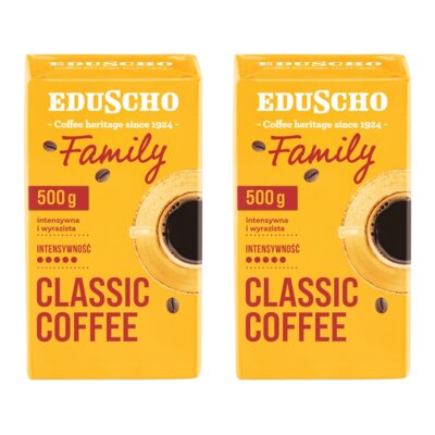 Kawa mielona TCHIBO EDUSCHO Family Classic 2 x 0.5 kg