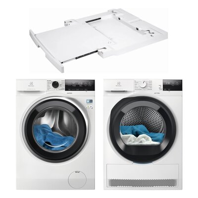 Pralka ELECTROLUX MEW3E8Y6P SensiCare 600 8kg 1400 obr + Suszarka ELECTROLUX Absolute Care 700 MEWD3E9C7P + Łącznik ELECTROLUX E1WYHSK1