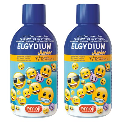 Płyn do płukania jamy ustnej ELGYDIUM Junior 2 x 500 ml