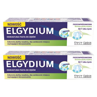 Pasta do zębów ELGYDIUM Barwiąca 2 x 50 ml