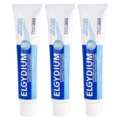 Pasta do zębów ELGYDIUM Anti-Plaque 3 x 75 ml