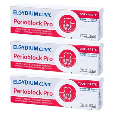 Pasta do zębów ELGYDIUM Perioblock Pro 3 x 50 ml