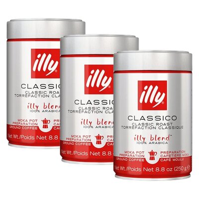 Kawa mielona ILLY Classico Moka 3 x 0.25 kg