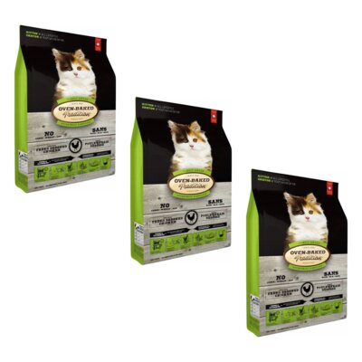 Karma dla kota OBT Cat Food Kitten Kurczak 3 x 2.27 kg