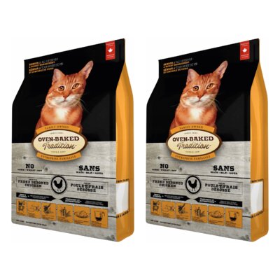 Karma dla kota OBT Cat Food Senior Kurczak 2 x 2.27 kg