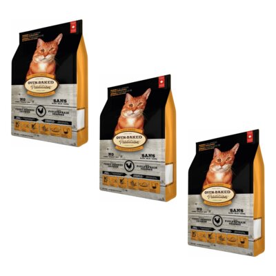 Karma dla kota OBT Cat Food Senior Kurczak 3 x 2.27 kg