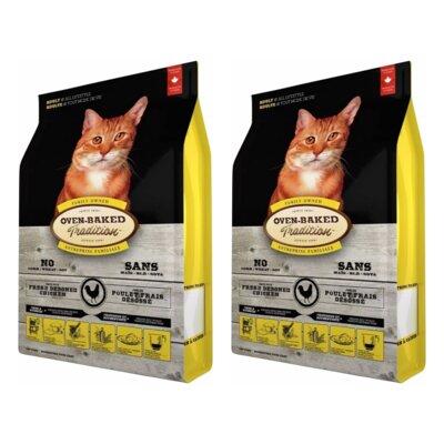Karma dla kota OBT Cat Food Adult Kurczak 2 x 2.27 kg
