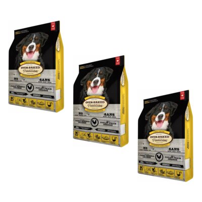 Karma dla psa OBT Dog Food Adult Large Breed Kurczak 3 x 11.34 kg