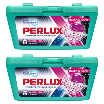 Kapsułki do prania PERLUX Black & Jeans - 36 szt.
