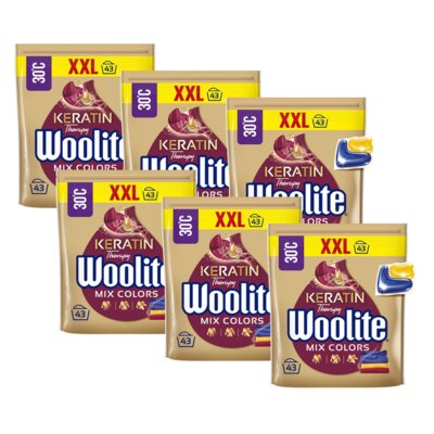 Kapsułki do prania WOOLITE Mix Colors - 258 szt.