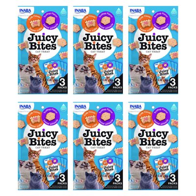 Przysmak dla kota INABA Juicy Bites Przegrzebek i krab 18 x 11,3 g