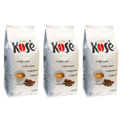 Kawa ziarnista KIMBO Kose Crema 3 x 1 kg