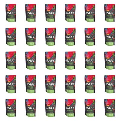 Karma dla psa RAFI z dziczyzną, borówką i żurawiną 30 x 500 g