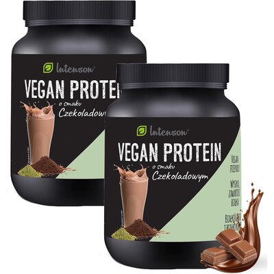 Odżywka białkowa INTENSON Vegan Protein Czekoladowy 2 x 600 g