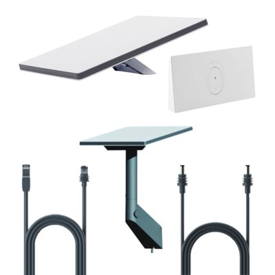 Zestaw STARLINK Mini Kit + Uchwyt ścienny STARLINK Mini 04172001-501 + Kabel STARLINK Mini 04855100-541 15 m + Kabel STARLINK Mini 11699760-510 15 m + Router STARLINK High Performance Gen3 2.4 / 5 GHz (TriBand), Wi-Fi Mesh