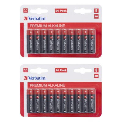 Baterie AA LR6 VERBATIM Alkaline 49877 (40 szt.)