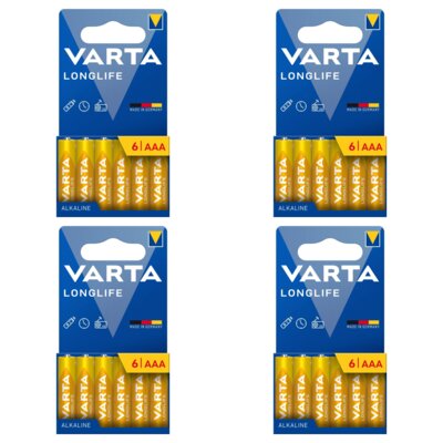Baterie AAA LR3 VARTA Longlife (24 szt.)