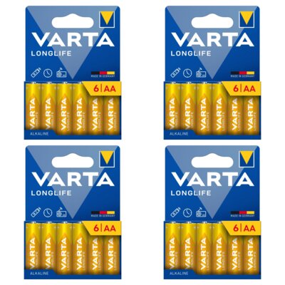 Baterie AA LR6 VARTA Longlife (24 szt.)