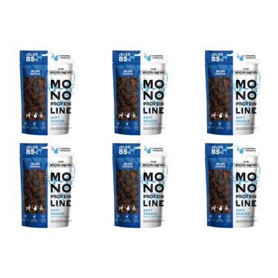 Przysmak dla psa WIEJSKA ZAGRODA Monoproteinowy Soft Snacks Jeleń 6 x 115 g