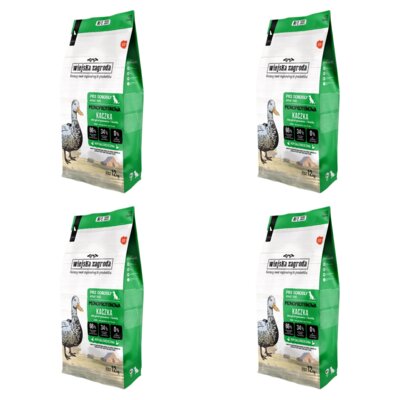 Karma dla psa WIEJSKA ZAGRODA Kaczka M/L 4 x 12 kg