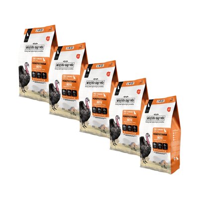 Karma dla psa WIEJSKA ZAGRODA Indyk S/M 5 x 2 kg