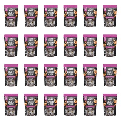 Karma dla kota PAN MIĘSKO Kawałki w sosie Kurczak z krewetkami 24 x 85 g