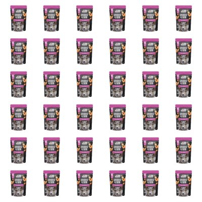 Karma dla kota PAN MIĘSKO Kawałki w sosie Kurczak z krewetkami 36 x 85 g