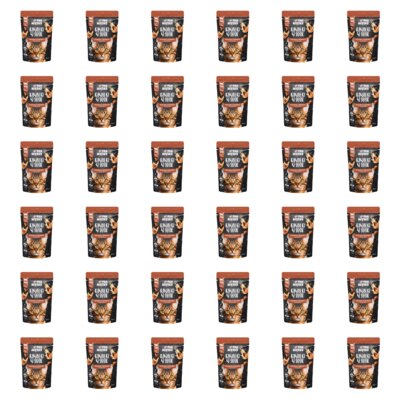 Karma dla kota PAN MIĘSKO Kawałki w sosie Cielęcina z jeleniem 36 x 85 g