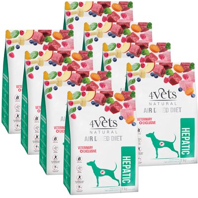 Karma dla psa 4VETS NATURAL Hepatic 8 x 1 kg