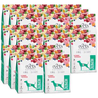 Karma dla psa 4VETS NATURAL Hepatic 24 x 1 kg