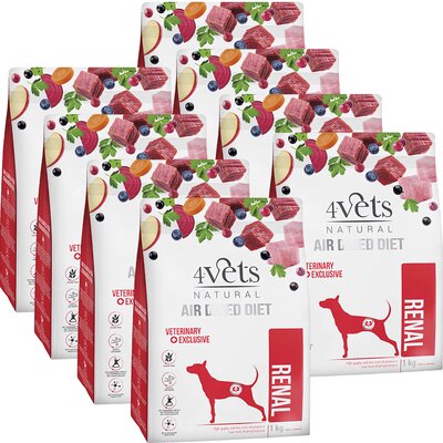Karma dla psa 4VETS NATURAL Renal 8 x 1 kg