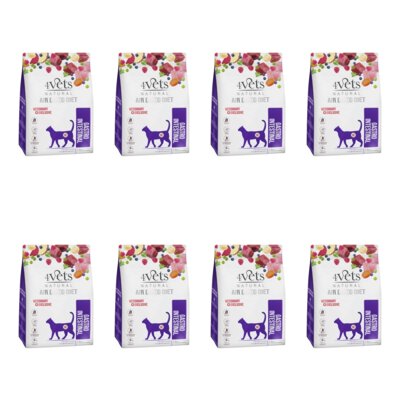 Karma dla kota 4VETS NATURAL Gastro Intestinal Wołowina z indykiem 8 x 1 kg