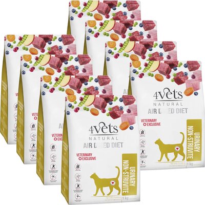 Karma dla kota 4VETS NATURAL Urinary Non-struvite 8 x 1 kg