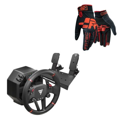 Kierownica THRUSTMASTER T598 Direct Axial Drive (PS4/PS5/PC) + Rękawice do simracingu FR-TEC Pro