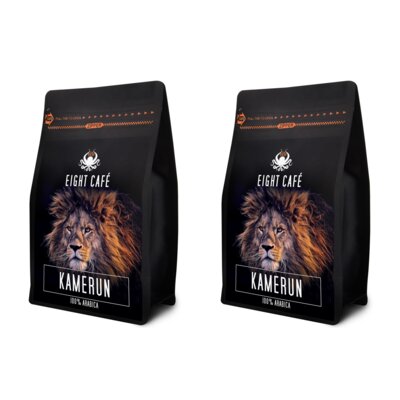 Kawa ziarnista EIGHT CAFE Kamerun Arabica 2 x 1kg (Rzemieślnicza)