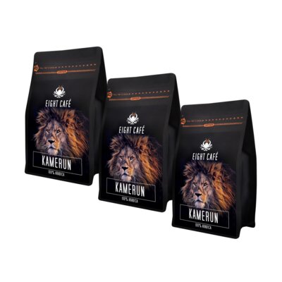 Kawa ziarnista EIGHT CAFE Kamerun Arabica 3 x 1kg (Rzemieślnicza)