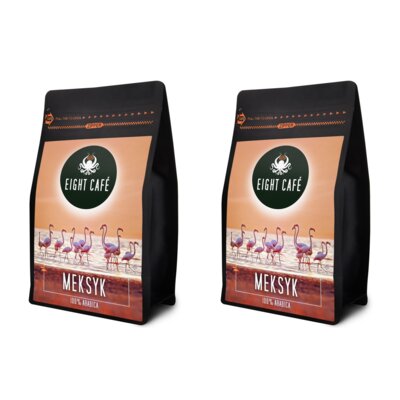 Kawa mielona EIGHT CAFE Meksyk Arabica 2 x 0.5kg (Rzemieślnicza)
