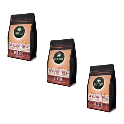Kawa mielona EIGHT CAFE Meksyk Arabica 3 x 0.5kg (Rzemieślnicza)