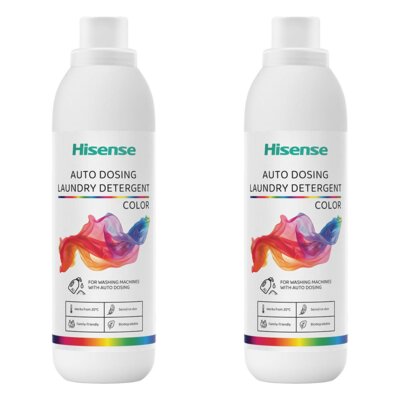 Płyn do prania HISENSE Auto Dosing 2 x 950 ml do kolorowych tkanin
