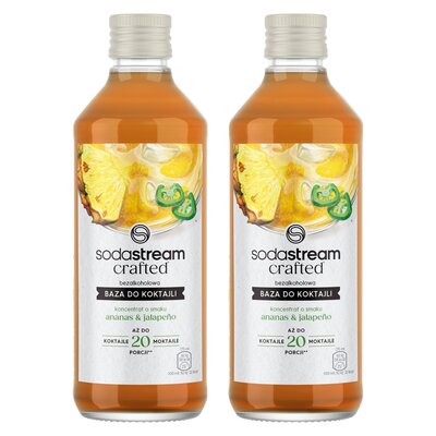Syrop do saturatorów SODASTREAM Crafted Ananas i Jalapeno 2 x 330 ml