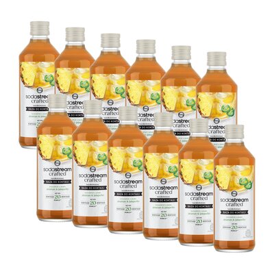 Syrop do saturatorów SODASTREAM Crafted Ananas i Jalapeno 12 x 330 ml